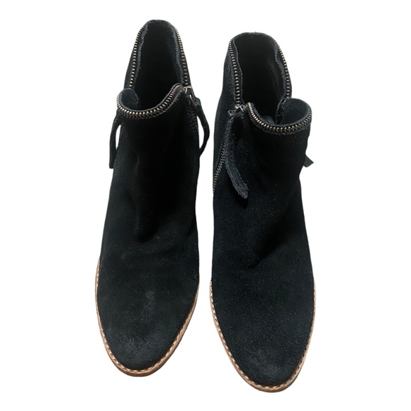 Dolce Vita Suede Zip Up Booties - Picture 2 of 6